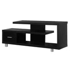 Mobile porta TV moderno Monarch Specialties Art Déco 60 pollici con 1 cassetto