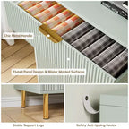 Cassettiera a 3 Cassetti, Comò Contenitore in Legno, Design Moderno, per Soggiorno, Corridoio, Ingresso