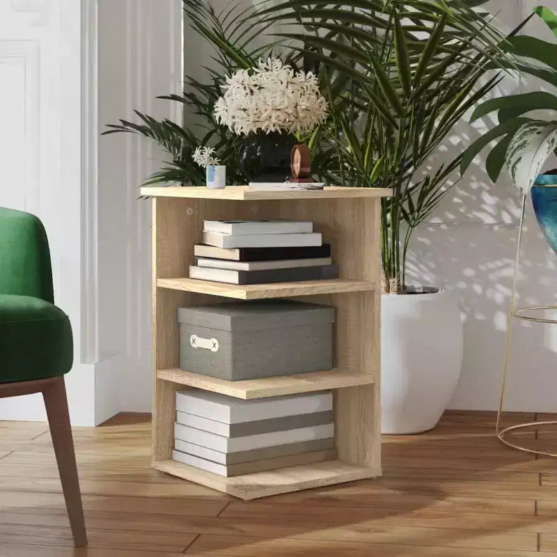 vidaXL Mobile laterale Rovere Sonoma Legno multistrato Compatto