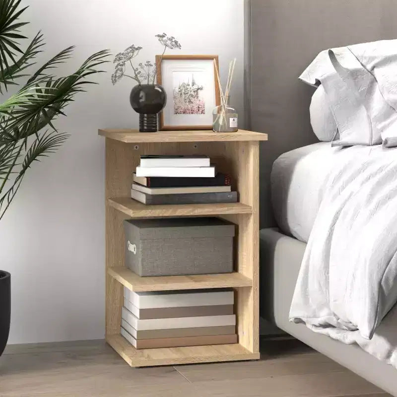 vidaXL Mobile laterale Rovere Sonoma Legno multistrato Compatto