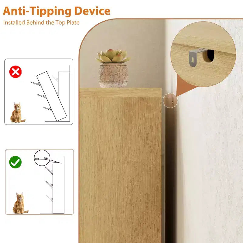 Scarpiera a Scomparsa con Ante a Ribalta e Design Scanalato, 32" L, Mobile Scarpiera a 3 Cassetti, Salvaspazio per Ingresso, Corridoio, Appartamento