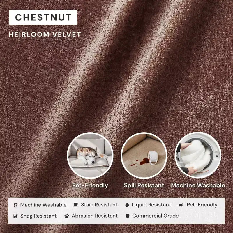 Divano componibile a U a 4 posti Anabei Modular Washable | Seduta Deluxe+ e cuscino Cloud