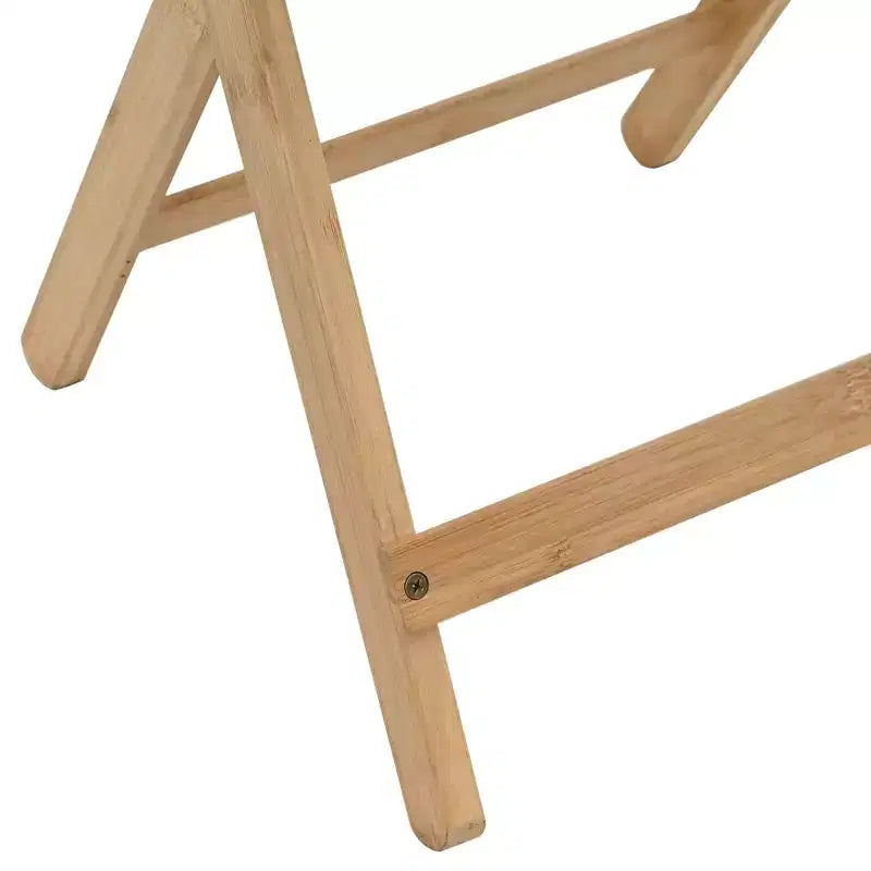 vidaXL Tavolo da Cucina Pieghevole Naturale 40 x 30 x 53,5 cm in Bambù
