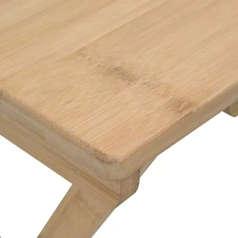 vidaXL Tavolo da Cucina Pieghevole Naturale 40 x 30 x 53,5 cm in Bambù