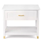 Comodino Karl Home Cream P2 MDF 1 Cassetto 1 Ripiano 75 cm