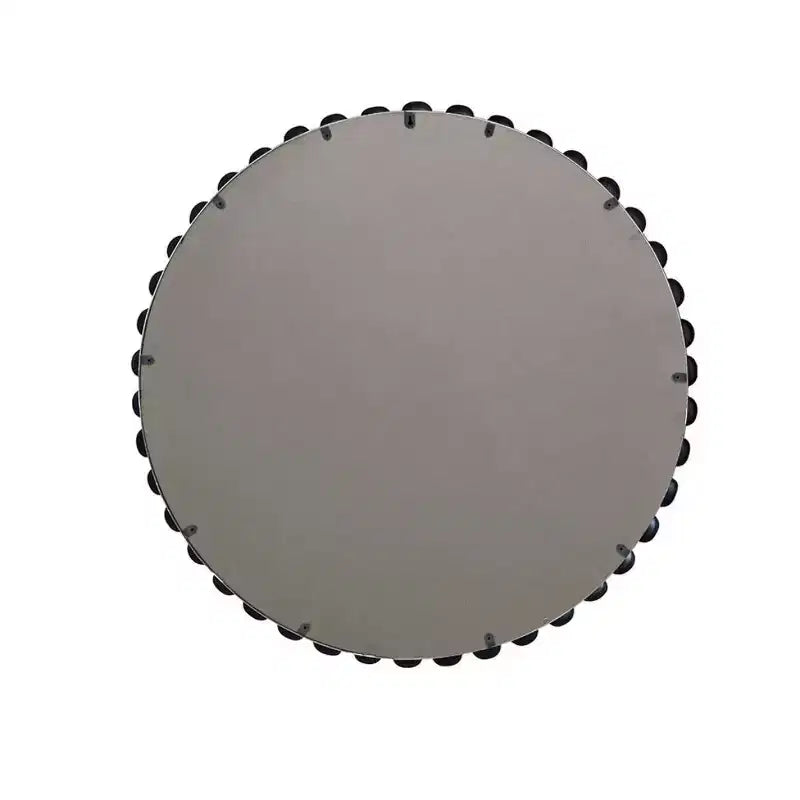 Specchio da parete rotondo grande da 36 pollici con cornice in metallo, specchio decorativo da parete per soggiorno, ingresso, bagno o camera da letto - Panipeachy