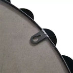 Specchio da parete rotondo grande da 36 pollici con cornice in metallo, specchio decorativo da parete per soggiorno, ingresso, bagno o camera da letto - Panipeachy