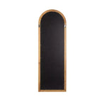 Specchio da parete ad arco in legno Hatherleigh Kate e Laurel, Marrone rustico, 12x36