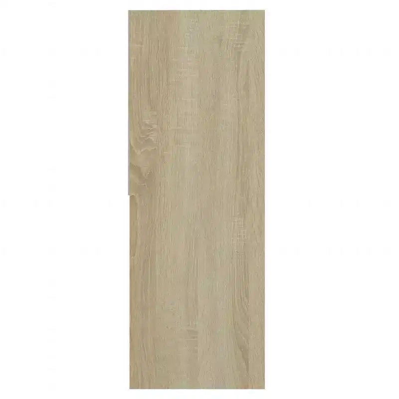 vidaXL Libreria in legno ingegnerizzato bianco e rovere Sonoma