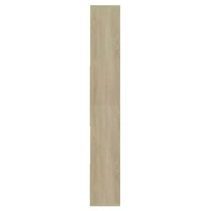 vidaXL Libreria in legno ingegnerizzato bianco e rovere Sonoma