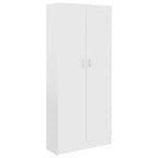 vidaXL Book Cabinet White Engineered wood Large Book Cabinet