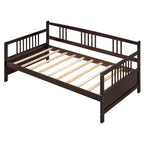 FAMYYT Letto a giorno singolo in legno con ampio spazio sottostante per riporre oggetti, facile da montare