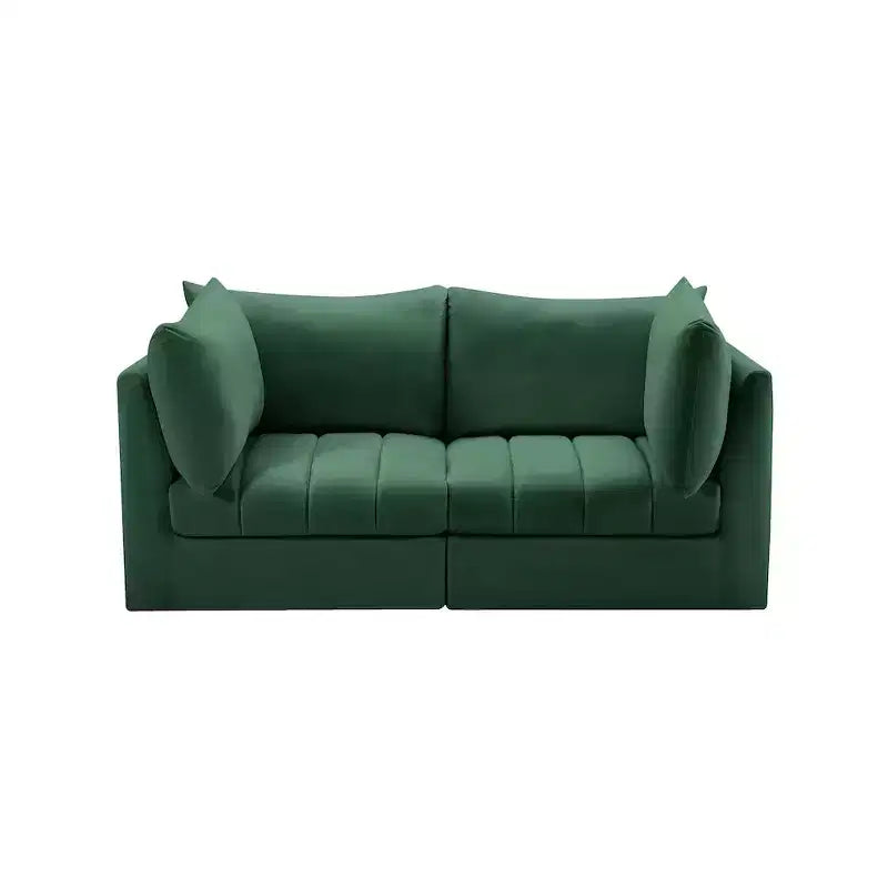Divano modulare in velluto Jacob di Meridian Furniture