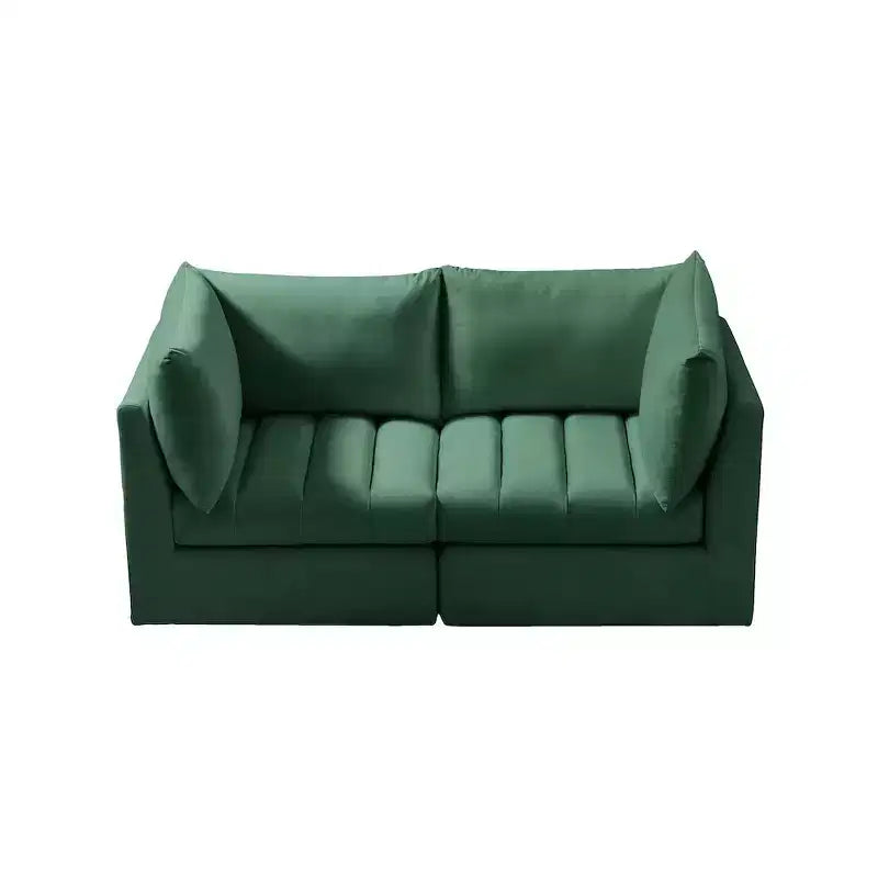 Divano modulare in velluto Jacob di Meridian Furniture