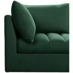 Divano modulare in velluto Jacob di Meridian Furniture