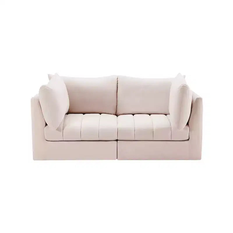 Divano modulare in velluto Jacob di Meridian Furniture