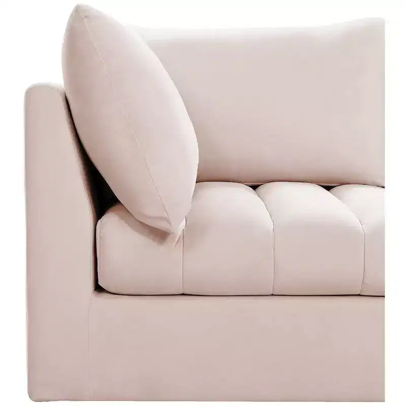 Divano modulare in velluto Jacob di Meridian Furniture
