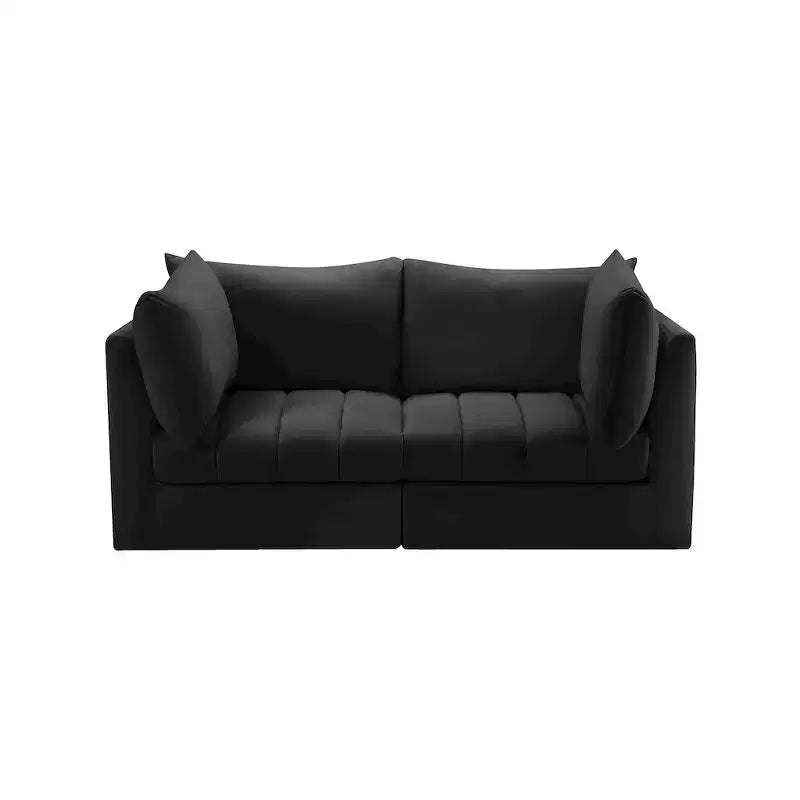 Divano modulare in velluto Jacob di Meridian Furniture
