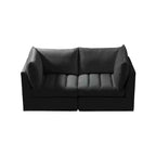 Divano modulare in velluto Jacob di Meridian Furniture