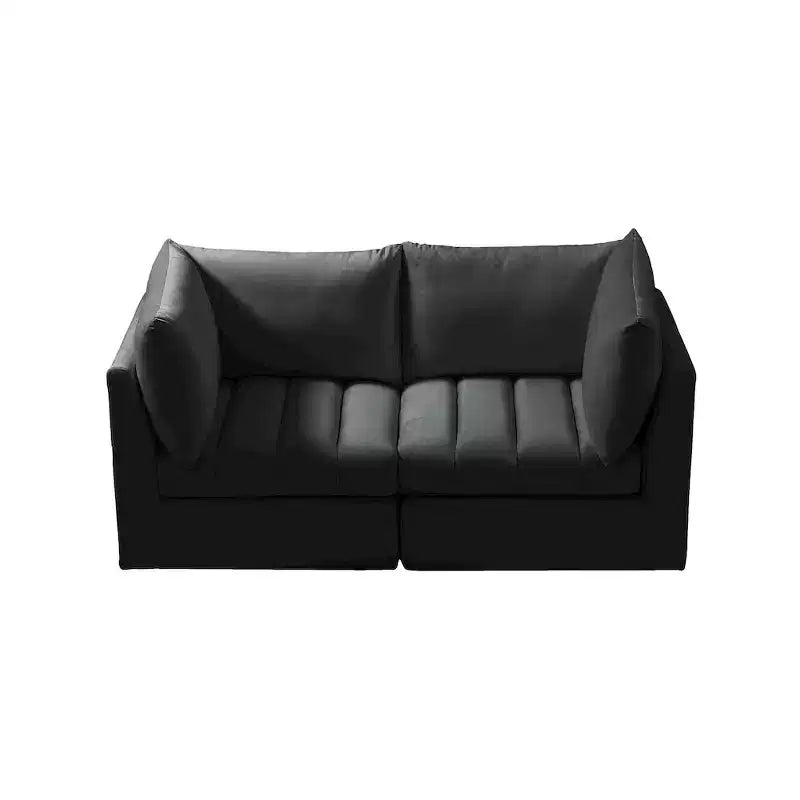 Divano modulare in velluto Jacob di Meridian Furniture