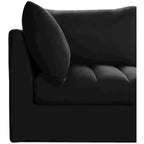 Divano modulare in velluto Jacob di Meridian Furniture