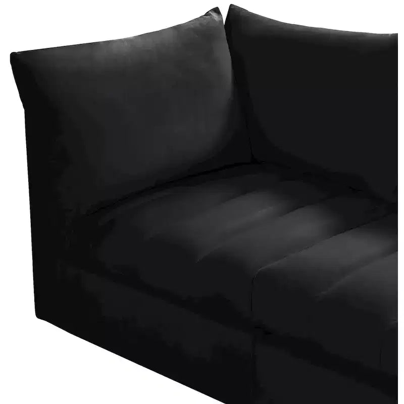 Divano modulare in velluto Jacob di Meridian Furniture