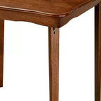 Tavolo da gioco pieghevole tradizionale compatto MECO Stakmore con bordo smerlato, Fruitwood