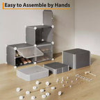 Scarpiera a 8 Ripiani a Tripla Colonna con Ganci, Scaffale Organizzatore di Calzature Extra Large a 24 Scomparti Autoportante per Guardaroba e Ingresso di Famiglia, Nero