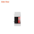 Mobile TV con caminetto elettrico con effetti fiamma a 12 colori e telecomando – Bianco, singolo