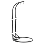 Sedia a dondolo sospesa a forma di uovo con struttura in metallo, telaio in vimini e cuscino – Beige / Blu carbone / Bianco / Blu / Bianco antico / Marrone / Tela, 2 posti