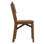 Stakmore Confezione da 2 sedie pieghevoli Aztec, finitura Fruitwood, completamente assemblate, struttura in legno