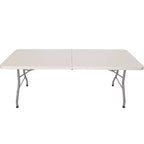 Tavolo pieghevole a metà Hampden Furnishings, collezione Baldwin, 76x183 cm, grigio: portatile, robusto, senza montaggio, 5 anni di garanzia