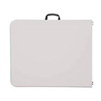 Tavolo pieghevole a metà Hampden Furnishings, collezione Baldwin, 76x183 cm, grigio: portatile, robusto, senza montaggio, 5 anni di garanzia