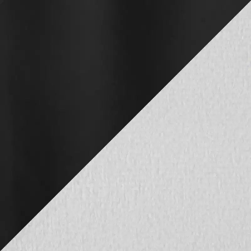 LumiSource Set di 3 Sgabelli da Bar Fuji con Schienale Alto per Bancone, Acciaio Nero/Velluto Bianco