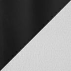 LumiSource Set di 3 Sgabelli da Bar Fuji con Schienale Alto per Bancone, Acciaio Nero/Velluto Bianco