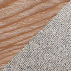 LumiSource Set di 2 Sgabelli da Bar Altezza Bancone Grotto Legno Bianco Laccato/Avena