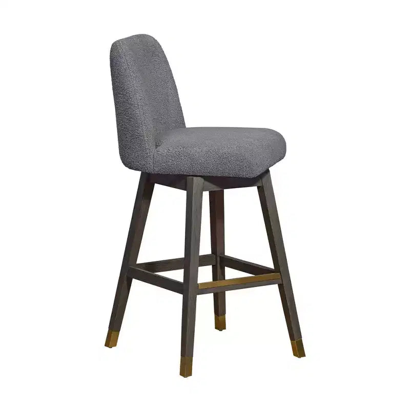 Sgabello da bar girevole Armen Living Amalie da 40" grigio