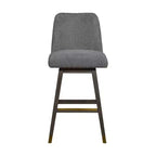 Sgabello da bar girevole Armen Living Amalie da 40" grigio