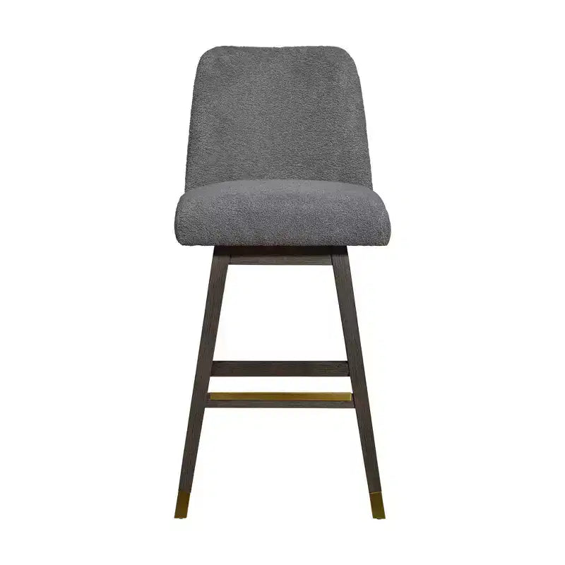 Sgabello da bar girevole Armen Living Amalie da 40" grigio
