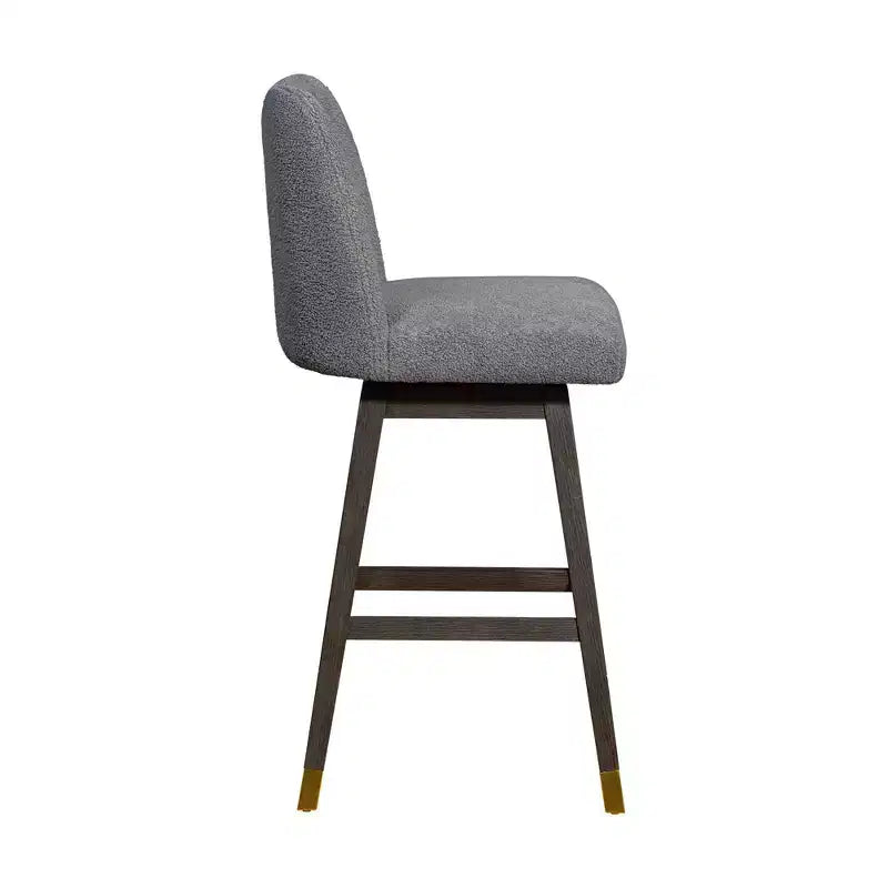 Sgabello da bar girevole Armen Living Amalie da 40" grigio