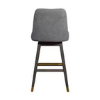 Sgabello da bar girevole Armen Living Amalie da 40" grigio