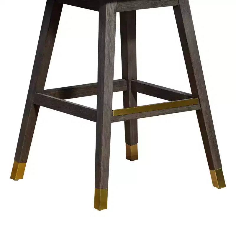 Sgabello da bar girevole Armen Living Amalie da 40" grigio
