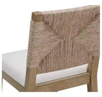 Nathan James Set di 2 Sgabelli da Bancone Beacon in Alghe Marine e Bouclé Crema