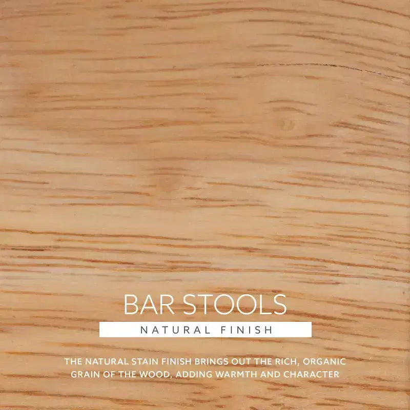 Set di 2 sgabelli da bar Powell Bessie Cane Natural