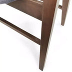 Christopher Knight Home Set di 2 Sedie da Pranzo Imbottite Stocker Grigio Scuro/Noce