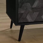Armadio contenitore South Shore Oxford a 2 ante, quercia nera/grigio scuro