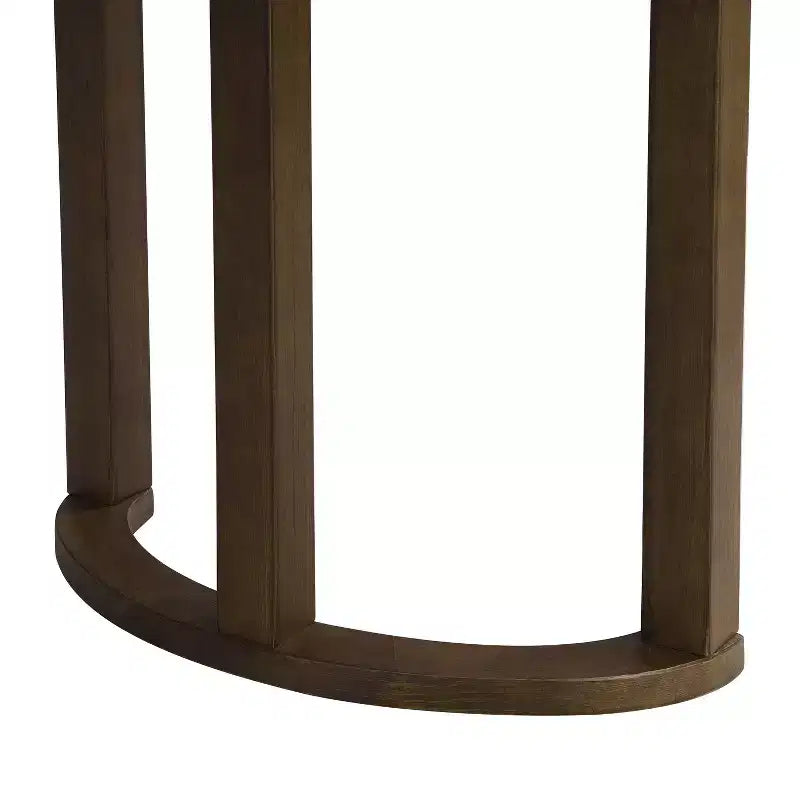 Christopher Knight Home Nicholas Tavolo da pranzo rettangolare moderno 6 posti in legno di caucciù da 69" Noce