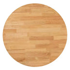 Baxton Studio Tavolo da pranzo rotondo Kenji in legno da 34" di larghezza, marrone naturale: legno di caucciù, 4 posti