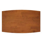 Tavolo da pranzo rettangolare Tierney stile metà secolo, marrone teak - WyndenHall