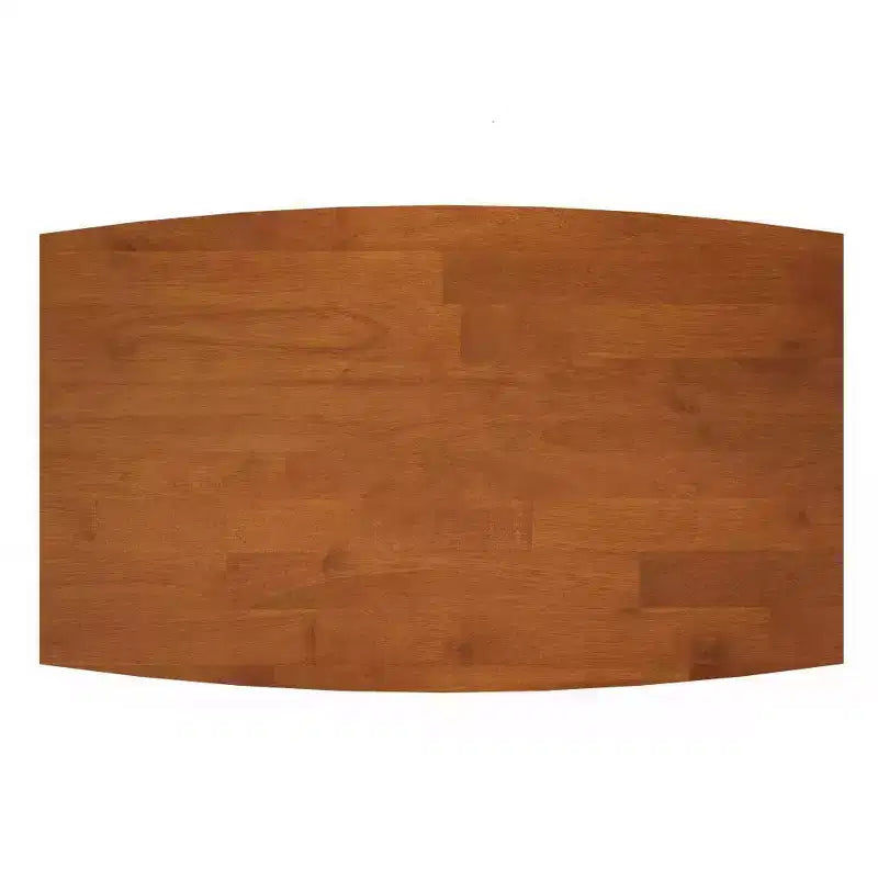 Tavolo da pranzo rettangolare Tierney stile metà secolo, marrone teak - WyndenHall
